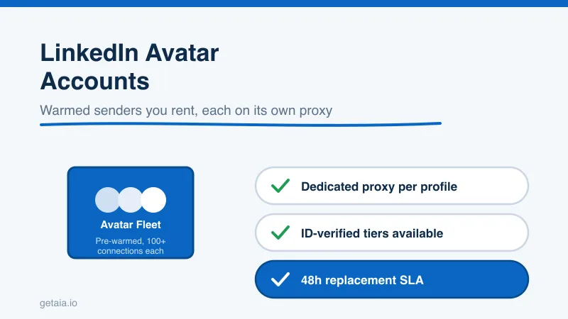 LinkedIn Avatar Accounts: What They Are and Why Outreach Teams Rent Them to Scale Safely